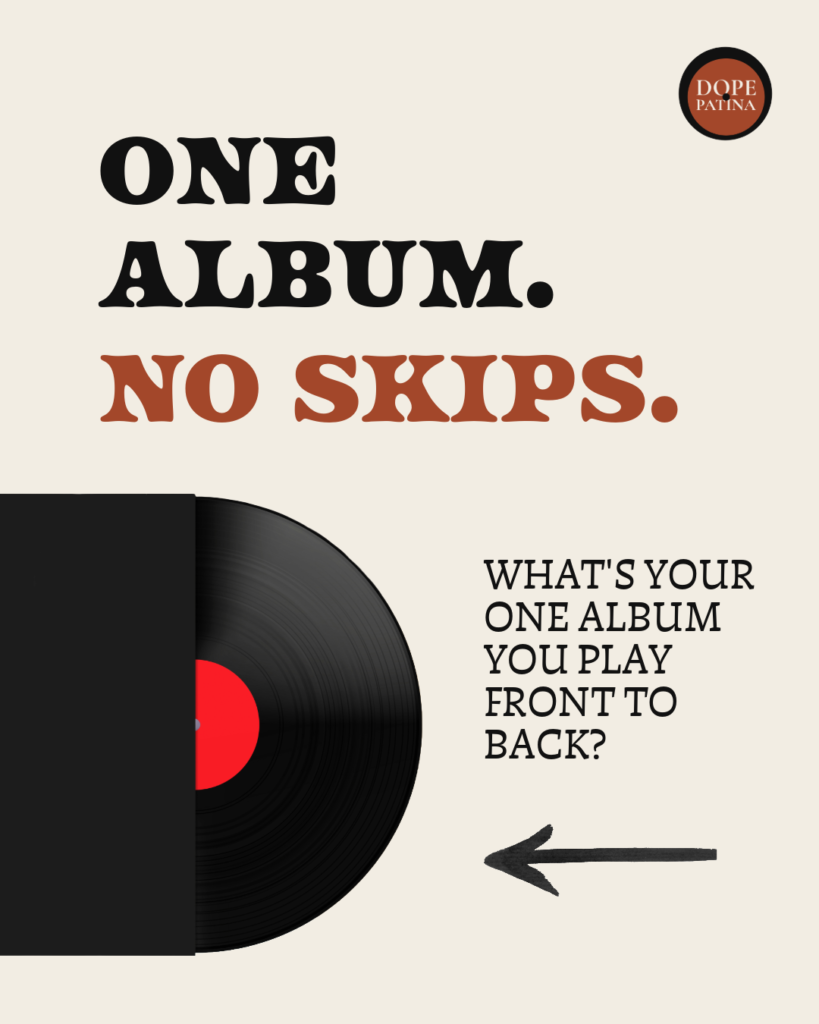 one album no skips